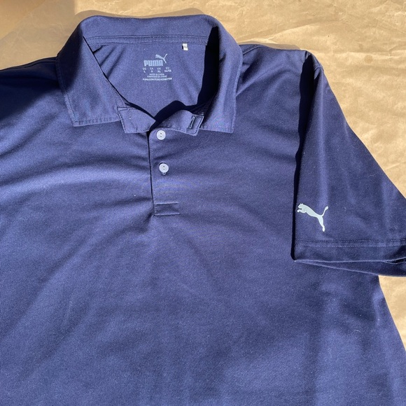 Men’s Puma Golf Polo Sz Lg - Picture 2 of 3